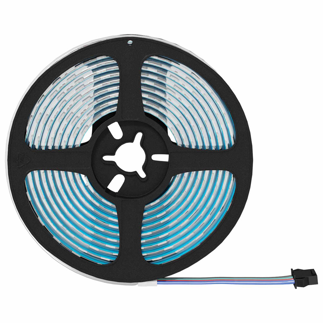 LED Strip 12 stk. Sort og Gennemsigtig Kobber og plastik