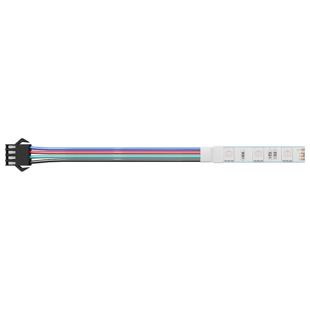 LED Strip 12 stk. Sort og Hvid Kobber og plastik
