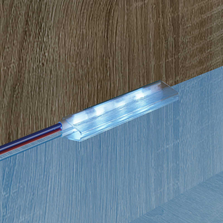 LED Strip 12 stk. Sort og flerfarvet Kobber og plastik