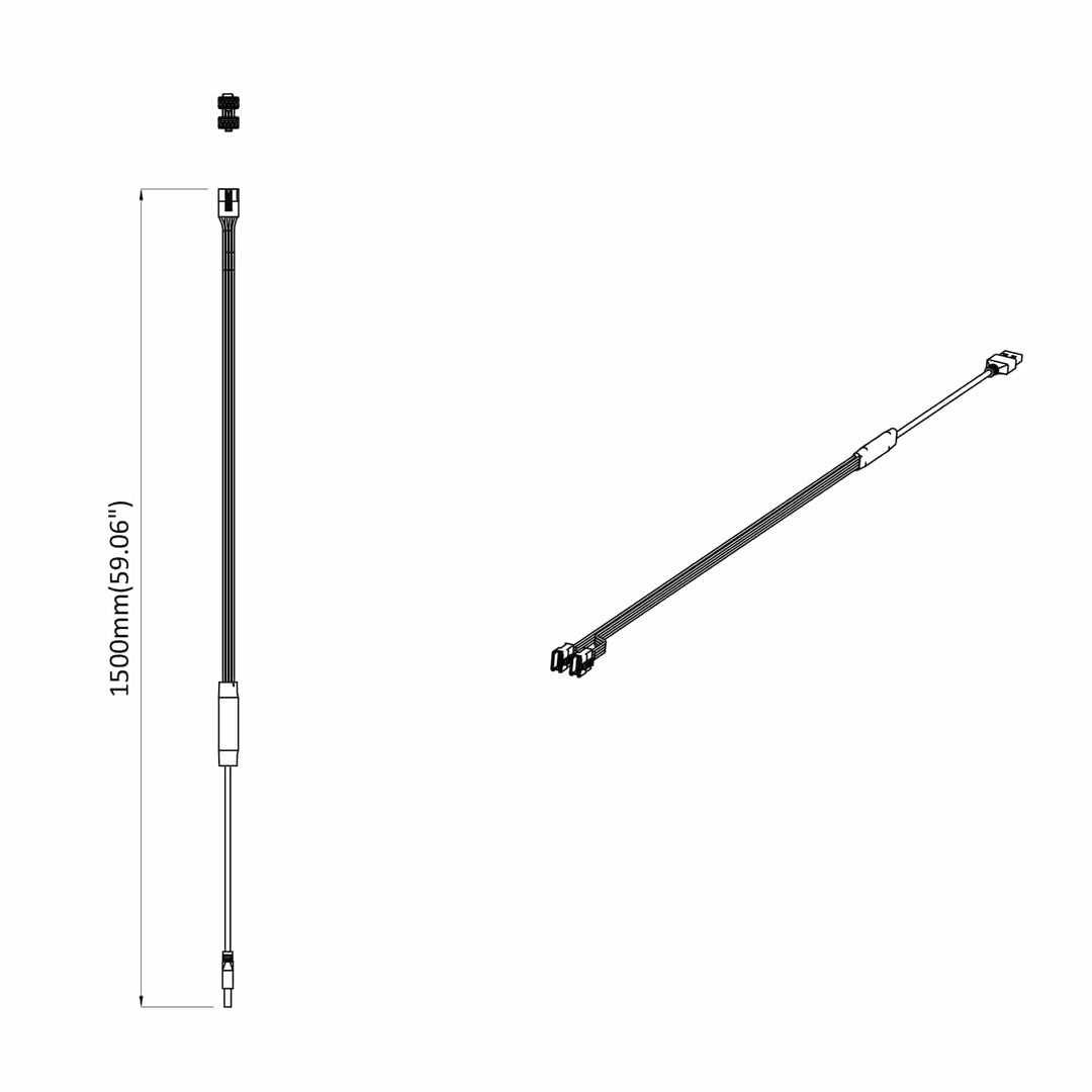 LED Strip 12 stk. Sort og flerfarvet Kobber og plastik