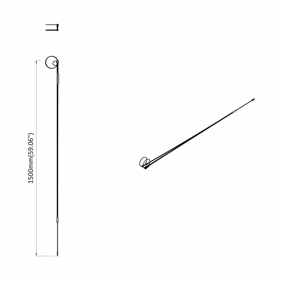 LED Strip 12 stk. Sort og flerfarvet Kobber og plastik