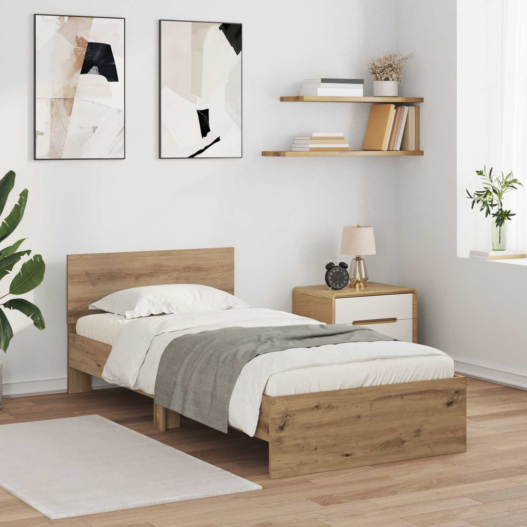 Sengestel Artisan-eg 80 x 200 cm Konstrueret træ