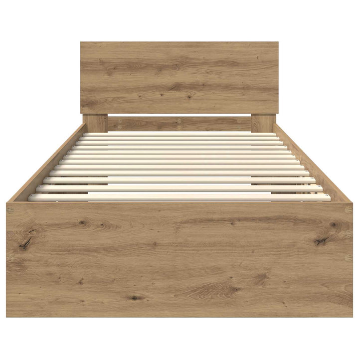 Sengestel Artisan-eg 80 x 200 cm Konstrueret træ