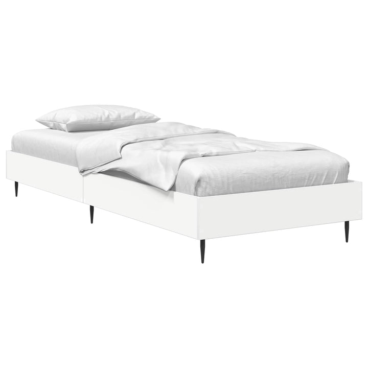 Sengestel Hvid 80 x 200 cm Konstrueret træ