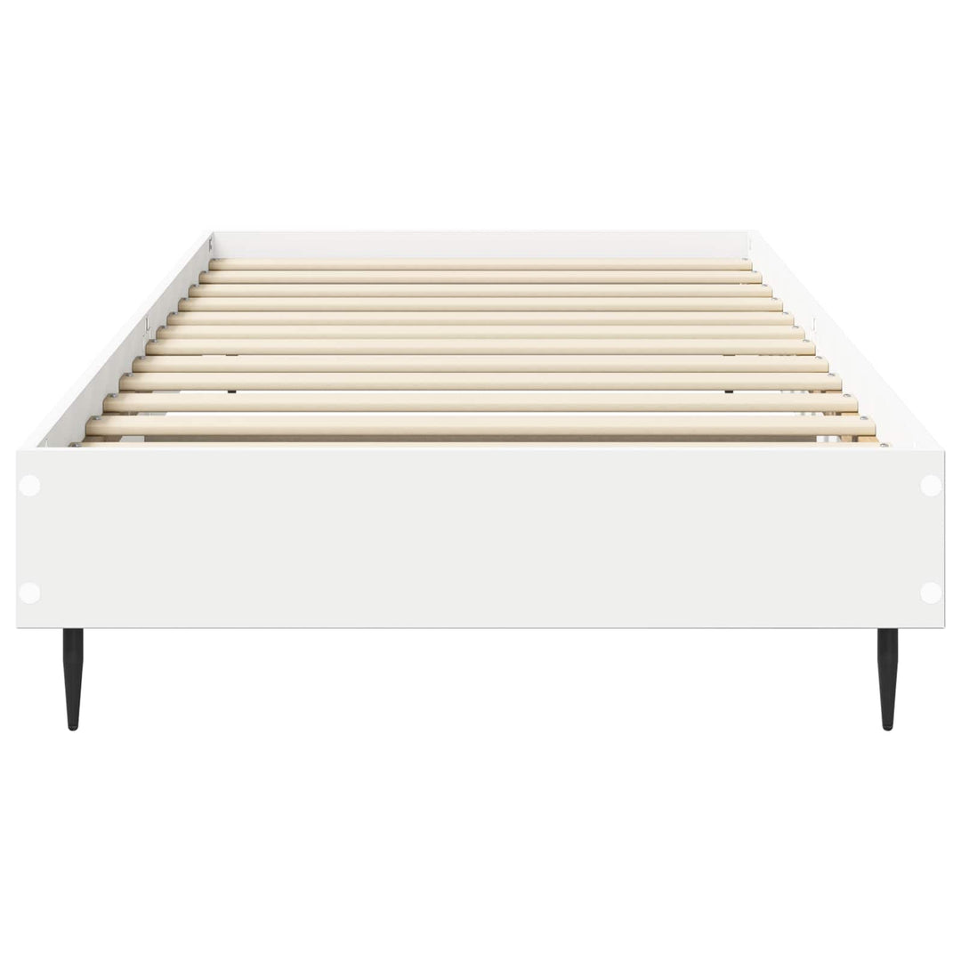 Sengestel Hvid 80 x 200 cm Konstrueret træ