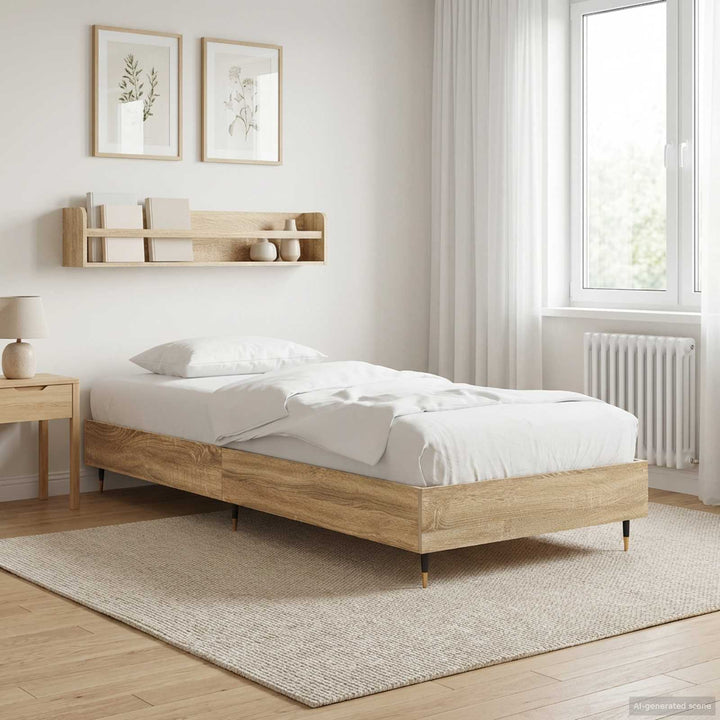 Sengestel Sonoma-eg 80 x 200 cm Konstrueret træ