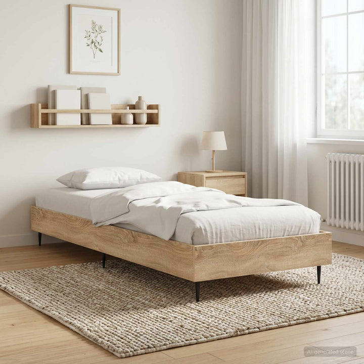 Sengestel Sonoma-eg 80 x 200 cm Konstrueret træ
