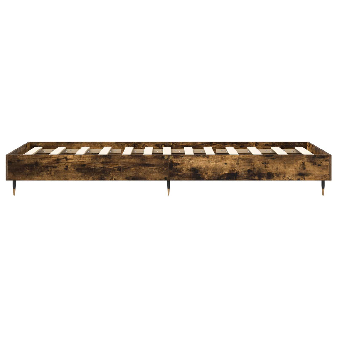 Sengestel Røget eg 80 x 200 cm Konstrueret træ