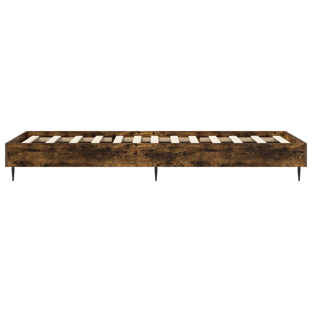 Sengestel Røget eg 80 x 200 cm Konstrueret træ