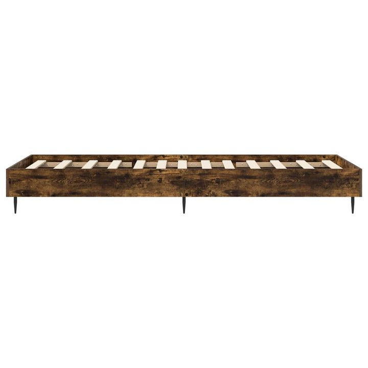 Sengestel Røget eg 80 x 200 cm Konstrueret træ
