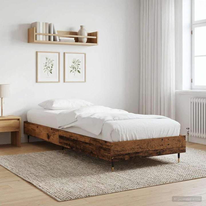 Sengestel Gammelt træ 80 x 200 cm Konstrueret træ