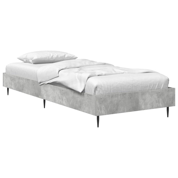 Sengestel Betongrå 80 x 200 cm Konstrueret træ