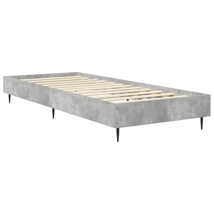 Sengestel Betongrå 80 x 200 cm Konstrueret træ