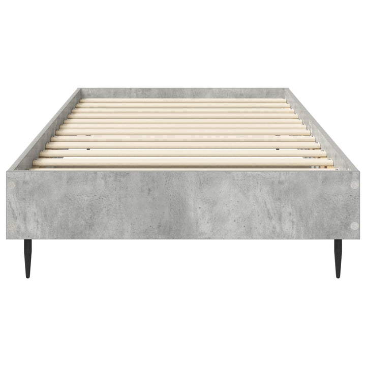 Sengestel Betongrå 80 x 200 cm Konstrueret træ