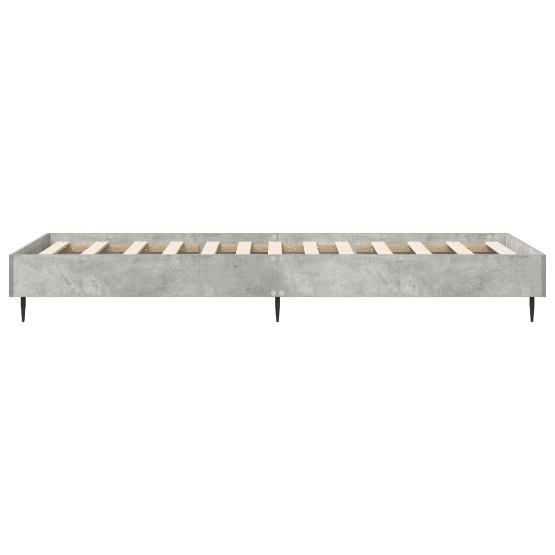Sengestel Betongrå 80 x 200 cm Konstrueret træ