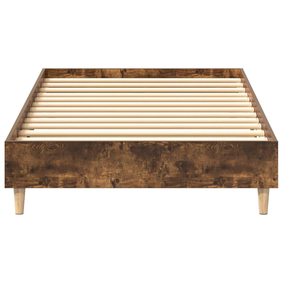 Sengestel Røget eg 80 x 200 cm Konstrueret træ