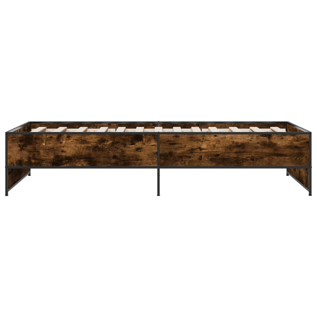 Sengestel Røget eg 80 x 200 cm Konstrueret træ