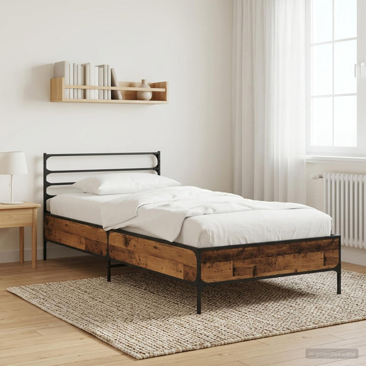 Sengestel Gammelt træ 80 x 200 cm Konstrueret træ