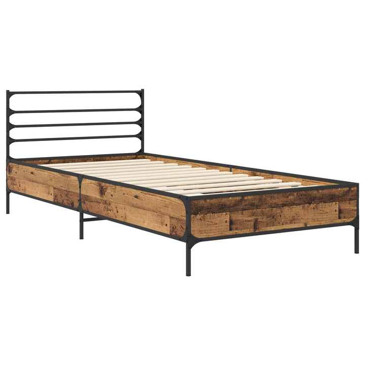 Sengestel Gammelt træ 80 x 200 cm Konstrueret træ