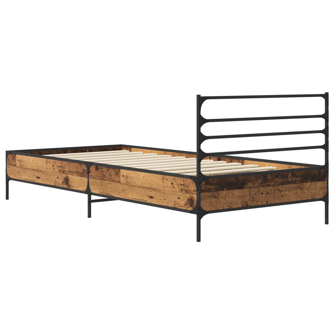 Sengestel Gammelt træ 80 x 200 cm Konstrueret træ