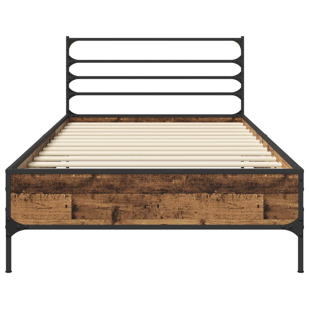 Sengestel Gammelt træ 80 x 200 cm Konstrueret træ