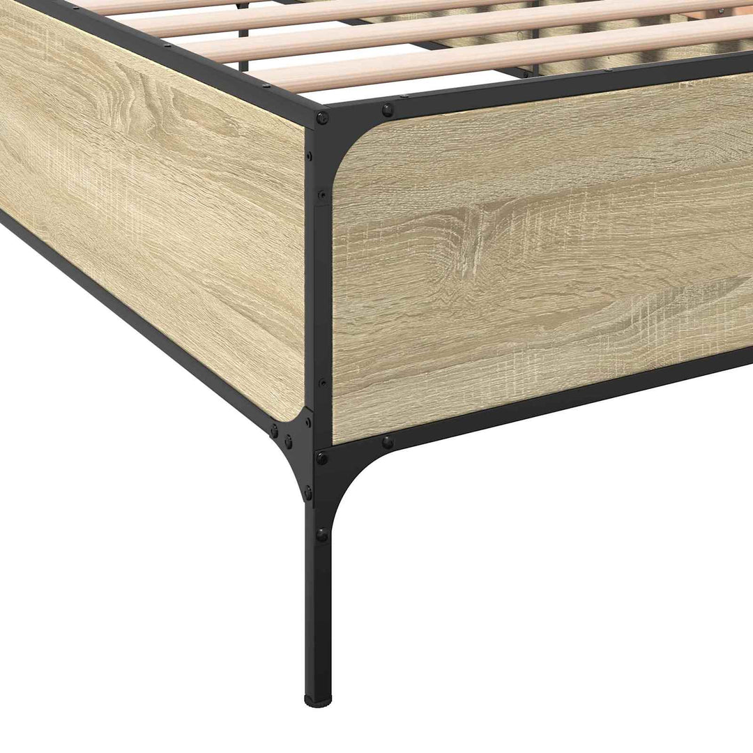 Sengestel Sonoma-eg 80 x 200 cm Konstrueret træ