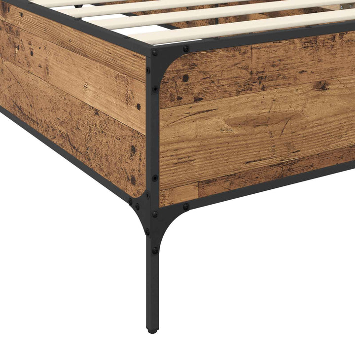 Sengestel Gammelt træ 80 x 200 cm Konstrueret træ