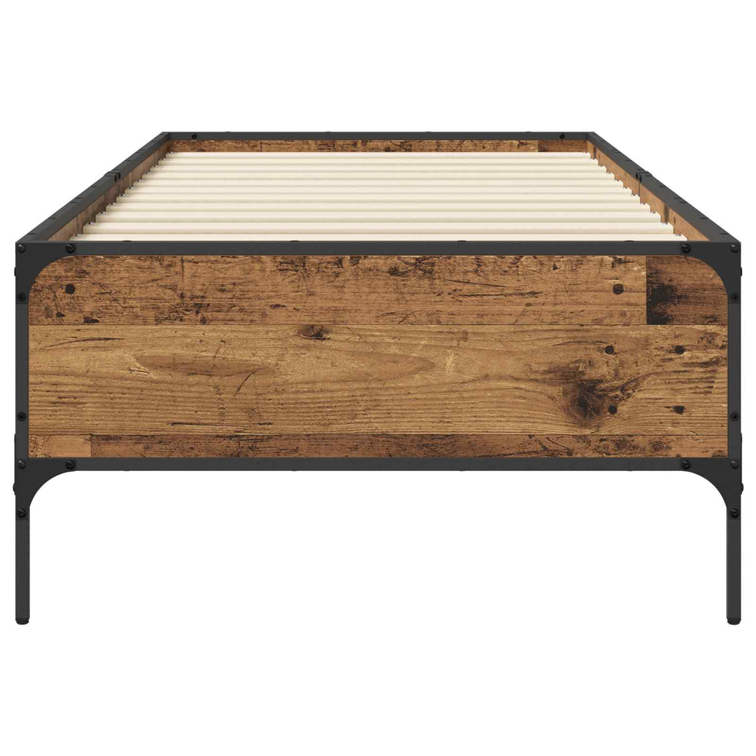 Sengestel Gammelt træ 80 x 200 cm Konstrueret træ