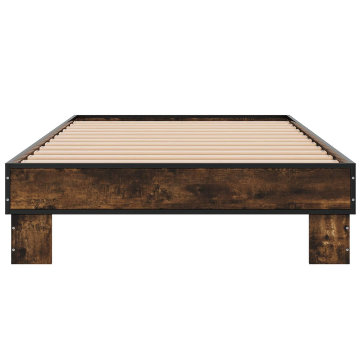 Sengestel Røget eg 80 x 200 cm Konstrueret træ