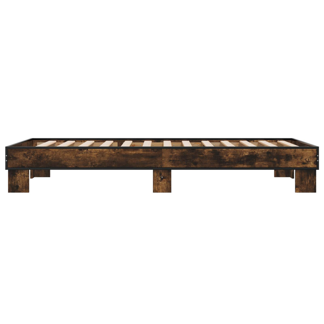 Sengestel Røget eg 80 x 200 cm Konstrueret træ