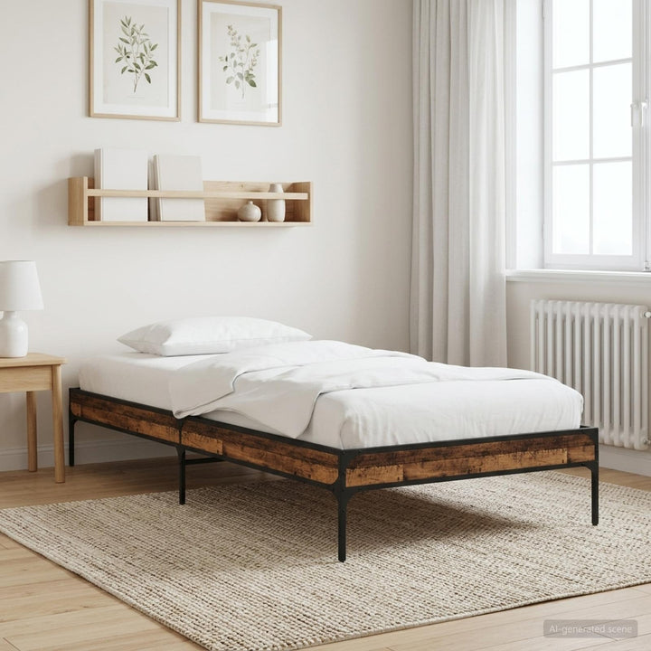 Sengestel Gammelt træ 80 x 200 cm Konstrueret træ
