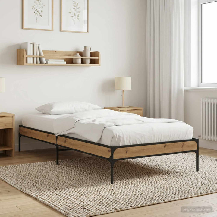Sengestel Artisan-eg 80 x 200 cm Konstrueret træ