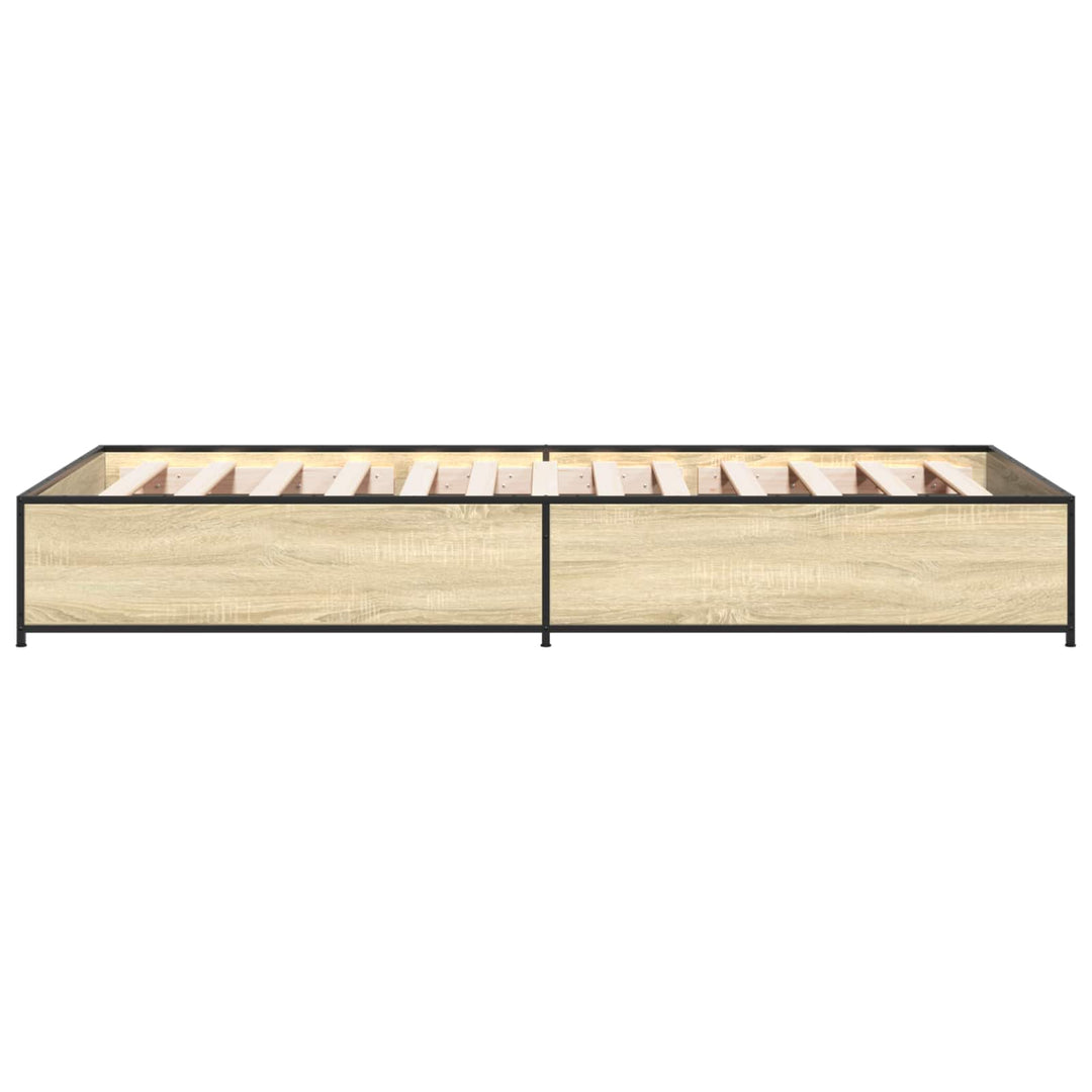 Sengestel Sonoma-eg 80 x 200 cm Konstrueret træ
