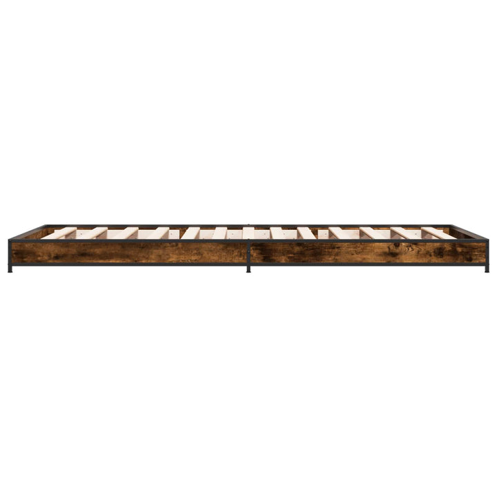 Sengestel Røget eg 80 x 200 cm Konstrueret træ