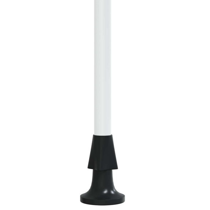 Manuel Utrækkelig Markise Anthracit og hvid 150 cm