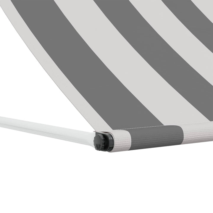 Markise Anthracit og hvid 300 x 150 cm
