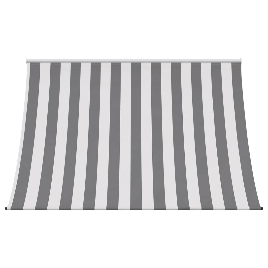Markise Anthracit og hvid 300 x 150 cm