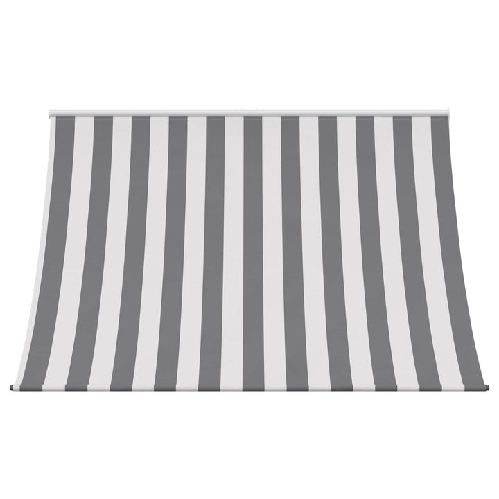 Markise Anthracit og hvid 300 x 150 cm