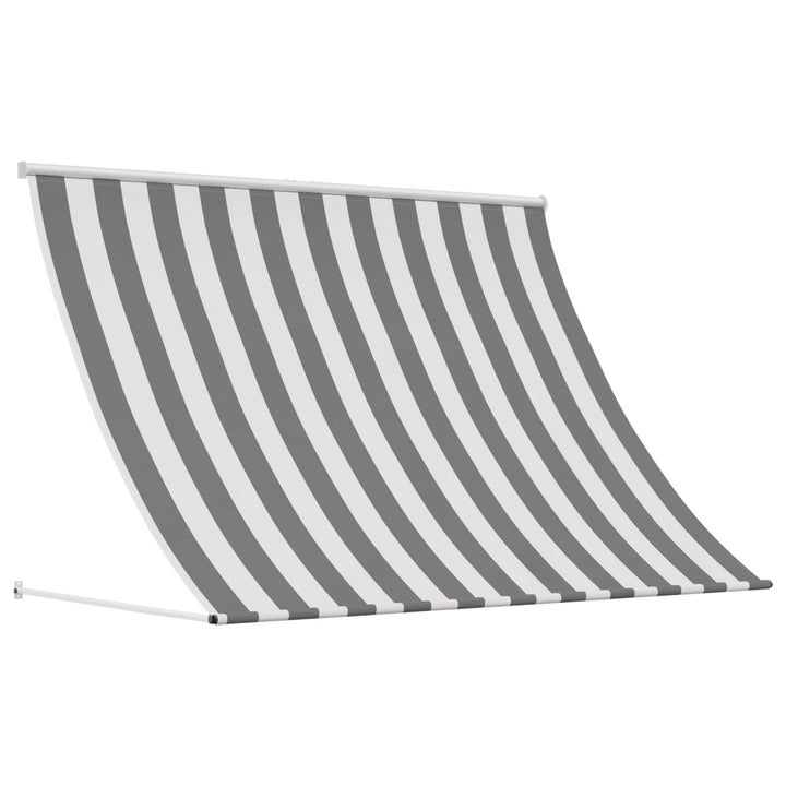Markise Anthracit og hvid 350 x 150 cm