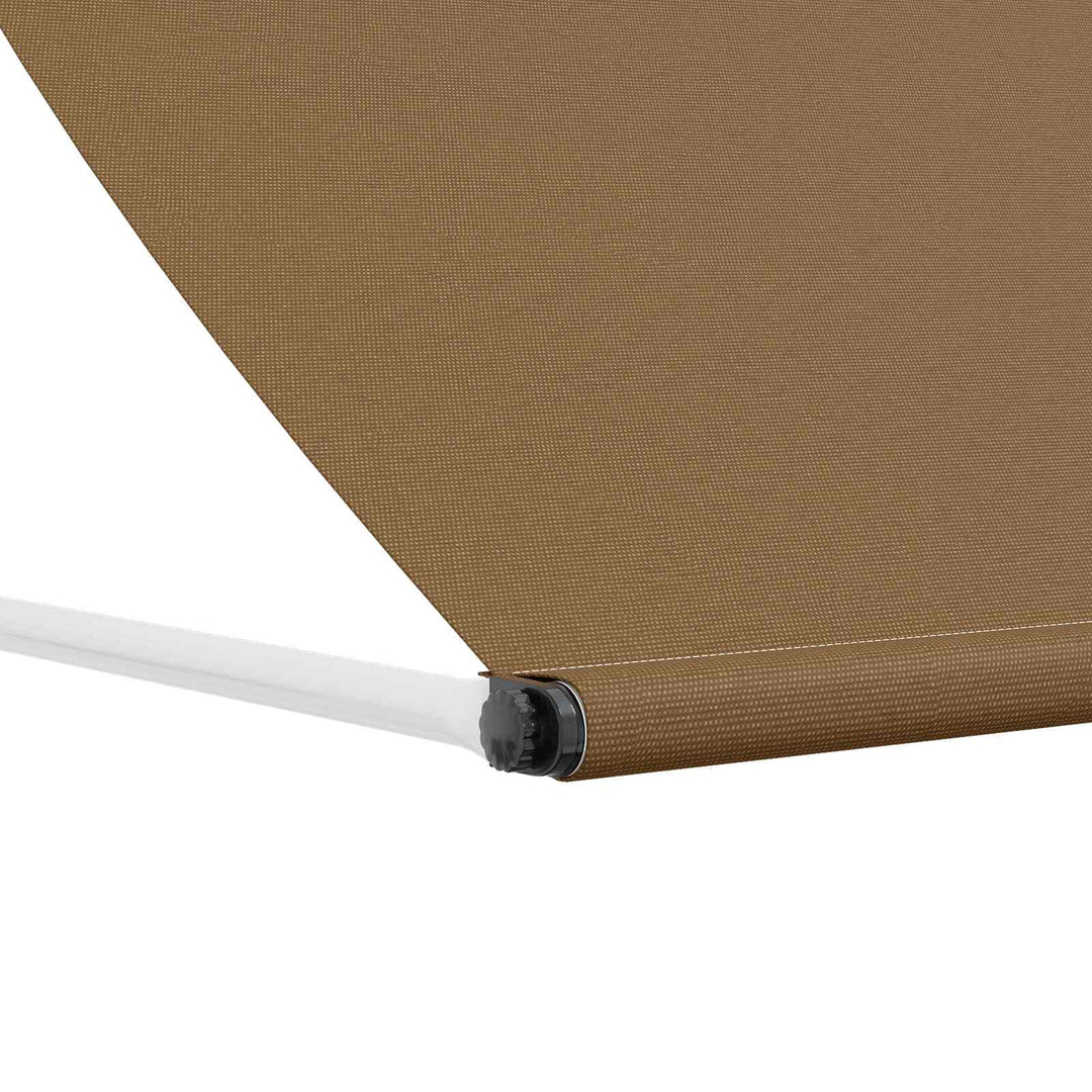 Markise Beige 400 x 150 cm 180 g / m² polyester med PU-belægning