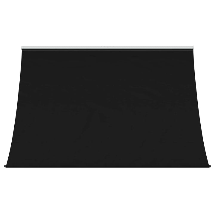 Markise Sort 400 x 150 cm 180 g / m² polyester med PU-belægning