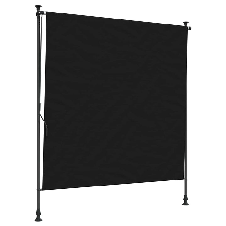 Udendørs Rullegardin Sort 100 x 270 cm