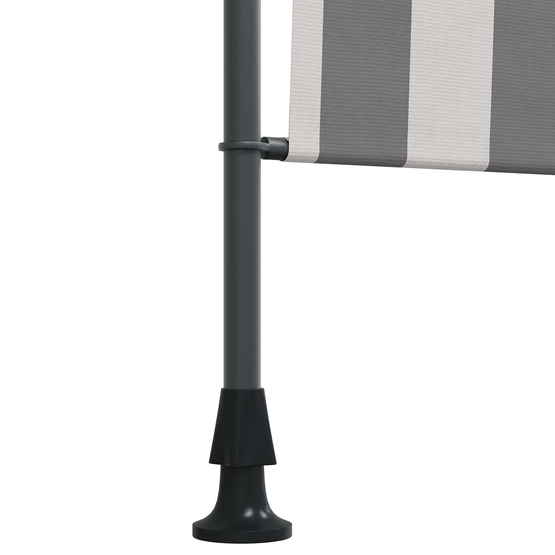 Udendørs Rullegardin Anthracit og hvid 150 x 270 cm