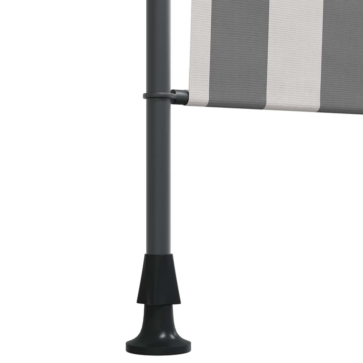 Udendørs Rullegardin Anthracit og hvid 150 x 270 cm