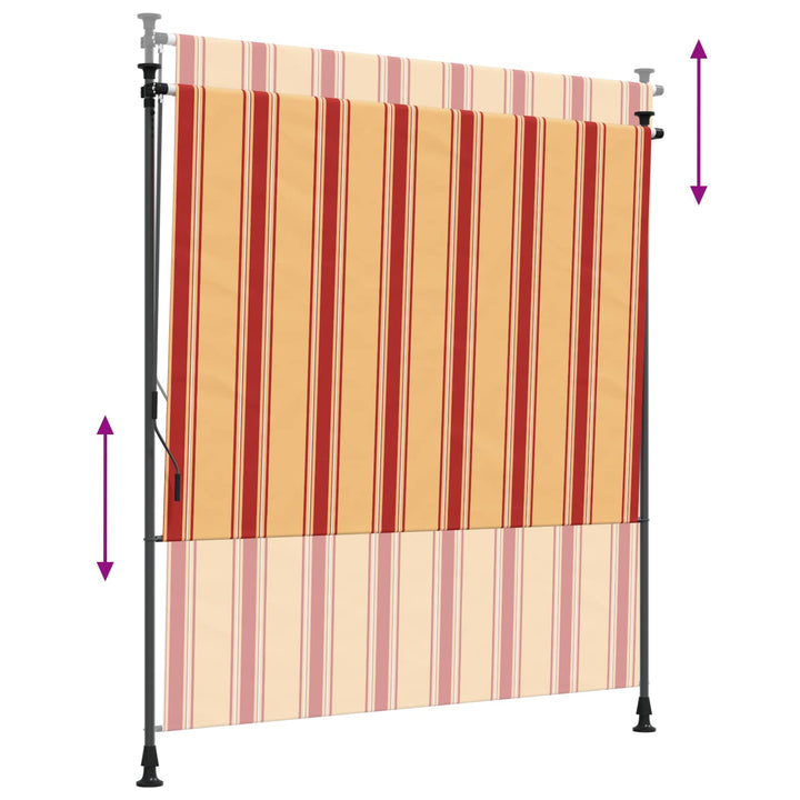 Udendørs Rullegardin Flerfarvet 150 x 270 cm