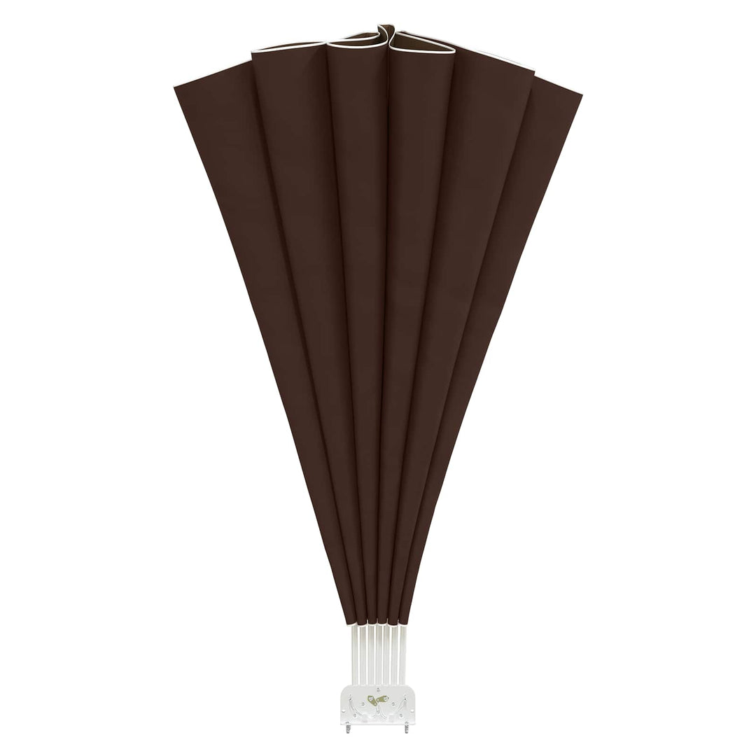 Balkon Afskærmning Ø 320 cm Polyester Brun
