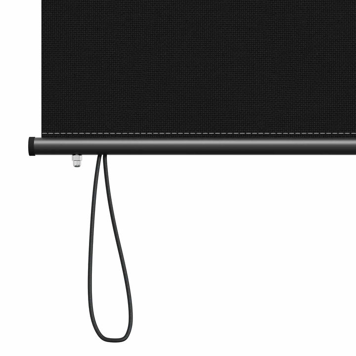 Rullegardin Sort 60 x 250 cm Stof og Aluminium