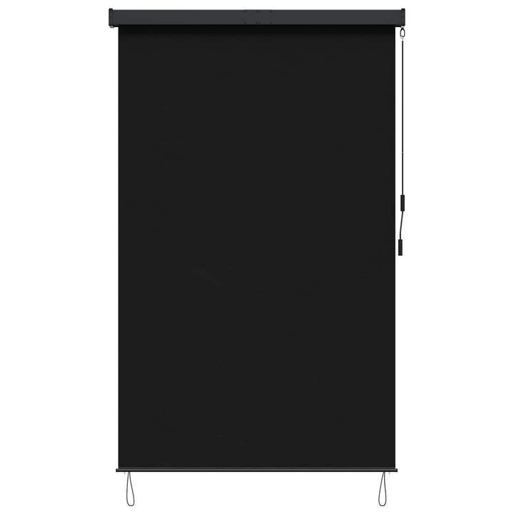 Rullegardin Sort 60 x 250 cm Stof og Aluminium