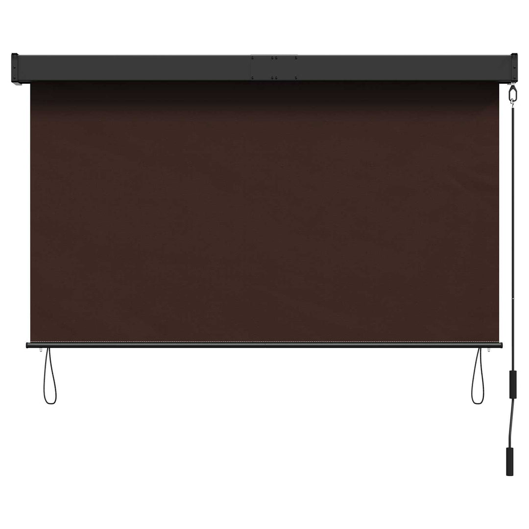 Rullegardin Brun 60 x 250 cm Stof og Aluminium