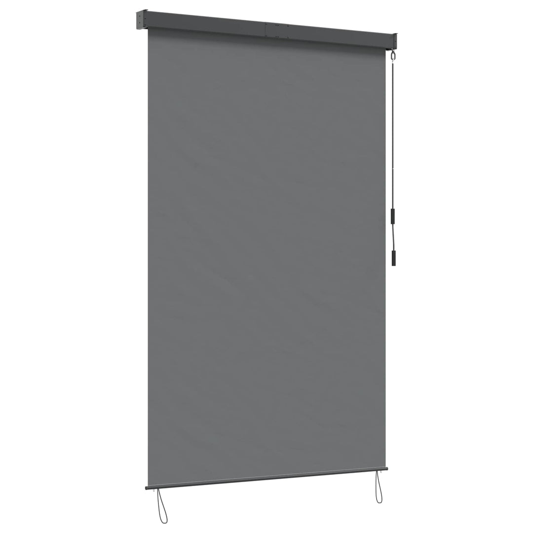 Rullegardin Lysegrå 100 x 250 cm Stof og Aluminium